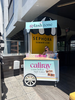 In-store visual merchandising and retail display for Caliray