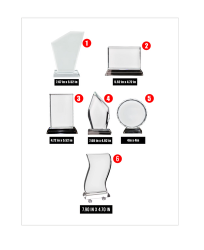 Crystal Photo Trophy Frames | Clg Media PR