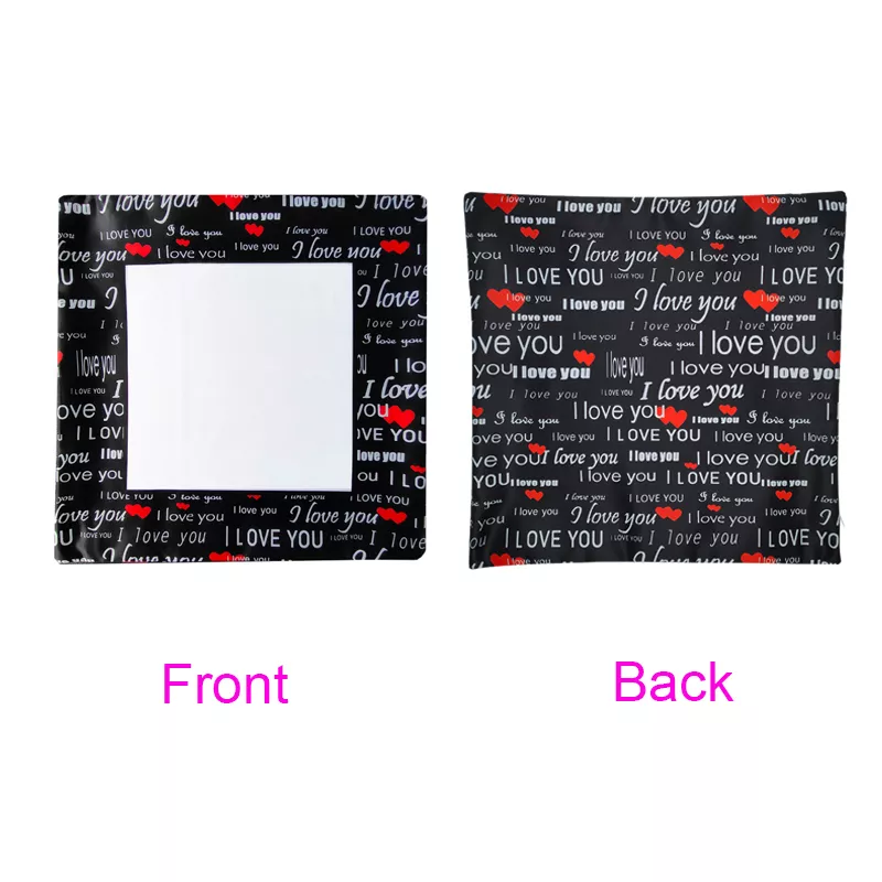 Miniatura: I LOVE YOU 16*16 inch 100% Polyester Satin Pillow case