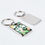 Miniatura: Metal Keychain Blanks in Rectangle Shape