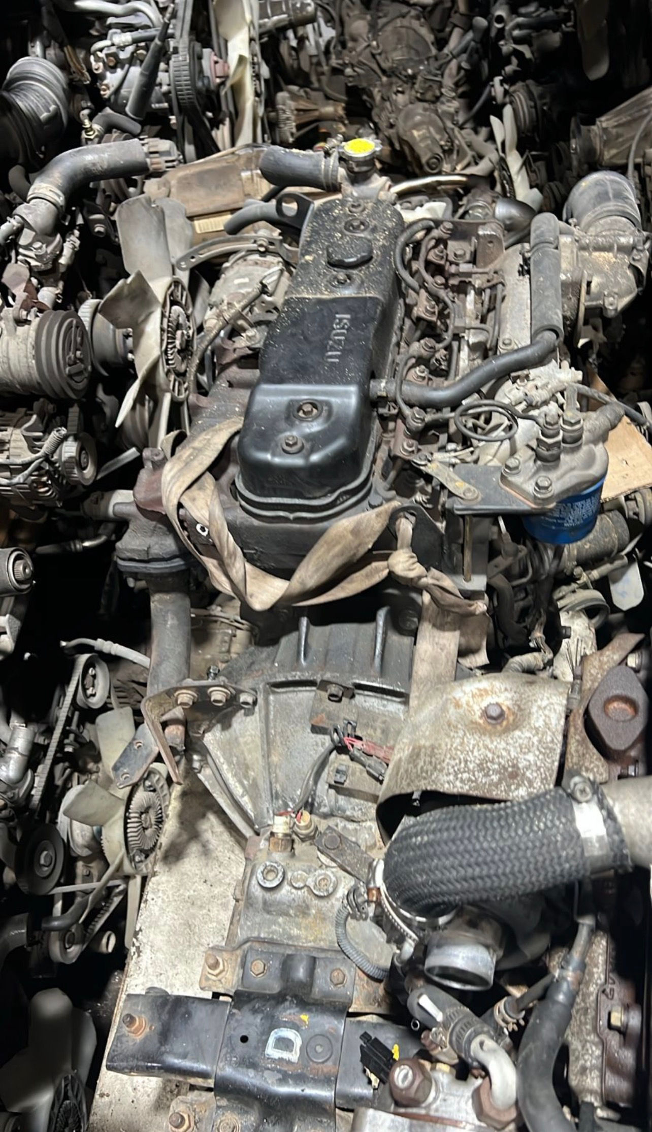Isuzu 4BE1 Engine and Gearbox