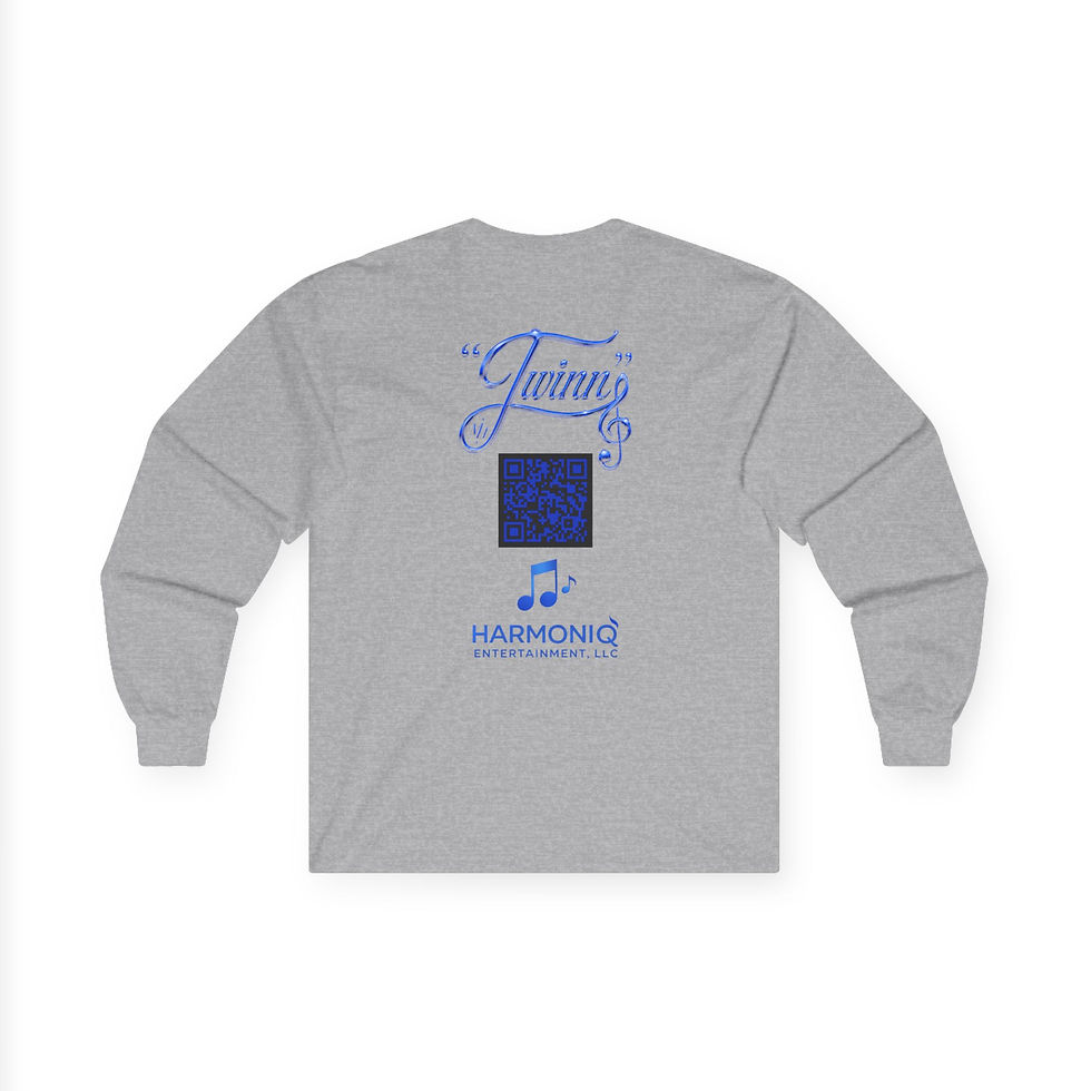 Thumbnail: Level Up Music Long Sleeve Tee — Harmoniq Entertainment 