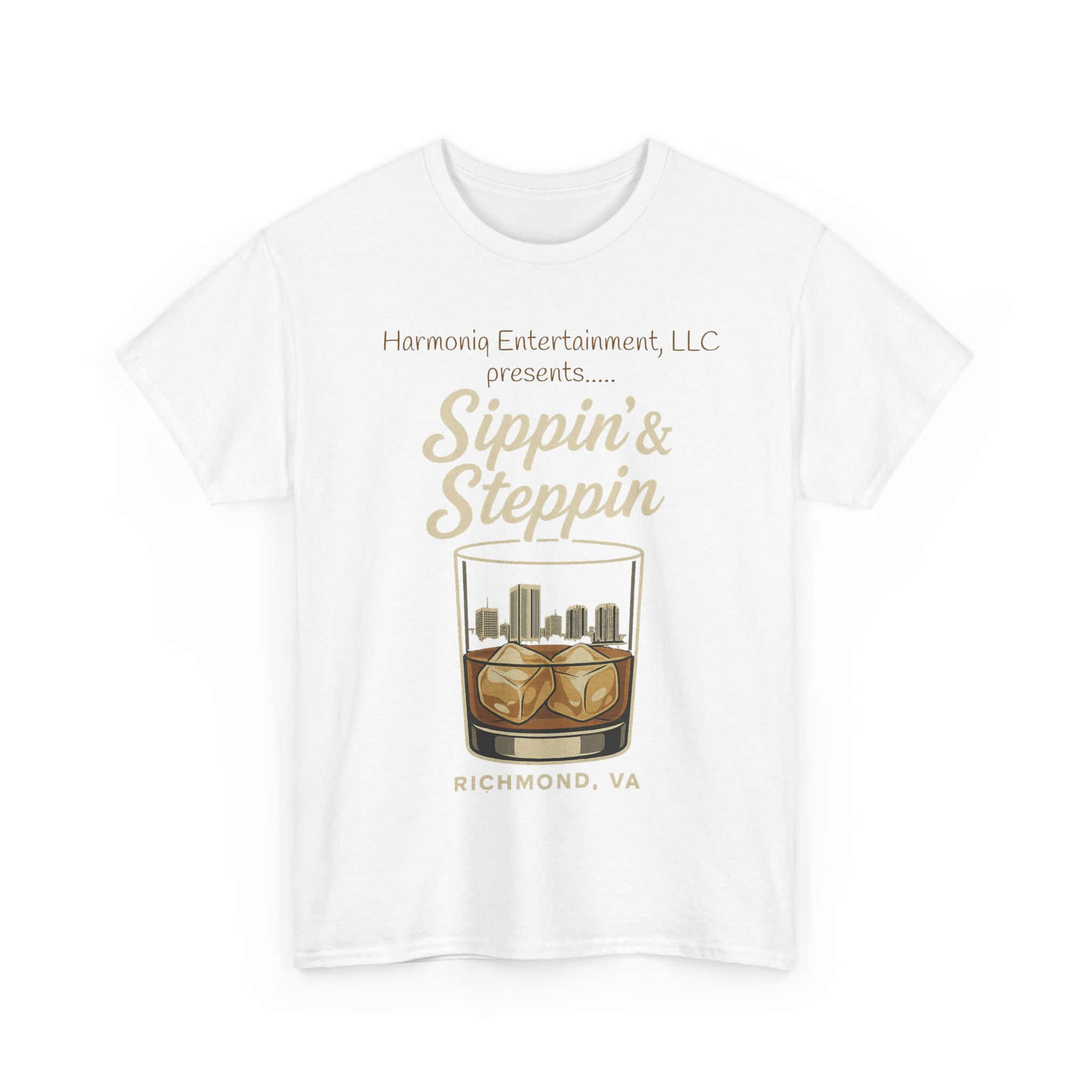 Sippin & Steppin Unisex Heavy Cotton Tee