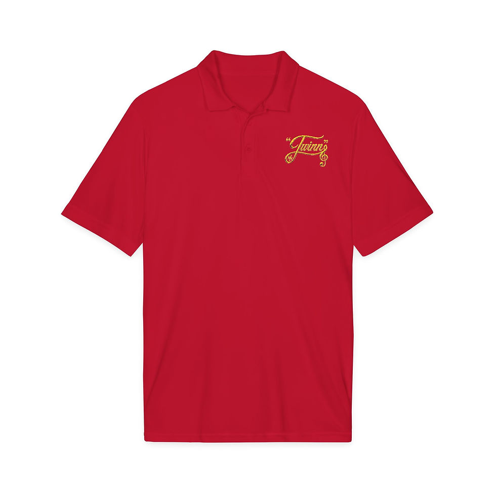 Thumbnail: Twinn Gold Script Polo Shirt  