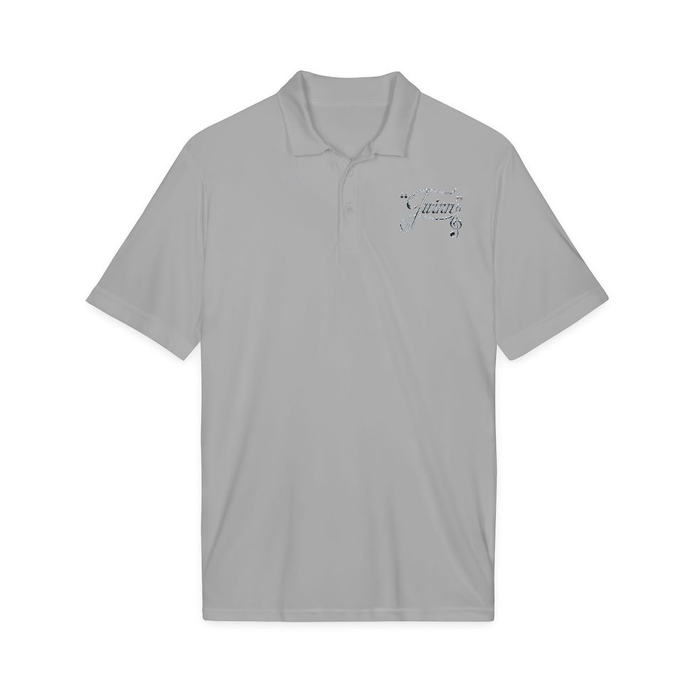Thumbnail: Twinn Black Script Polo Shirt  