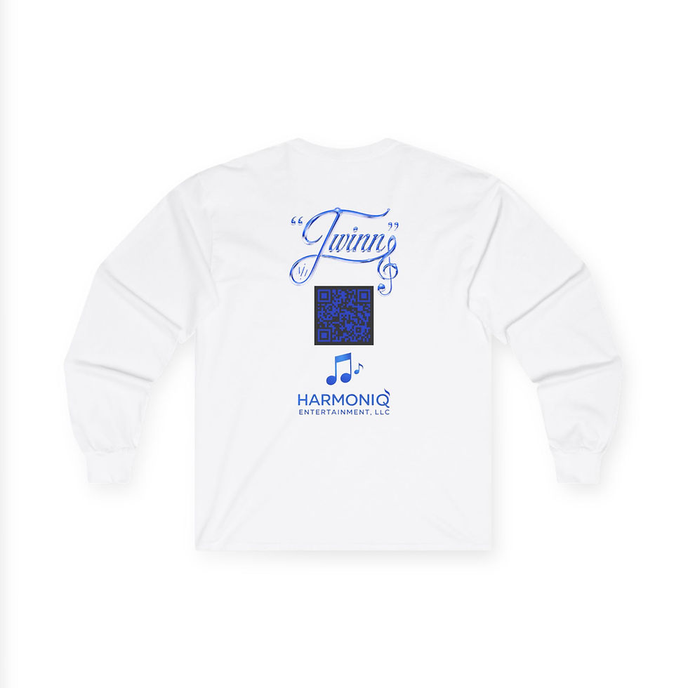 Thumbnail: Level Up Music Long Sleeve Tee — Harmoniq Entertainment 