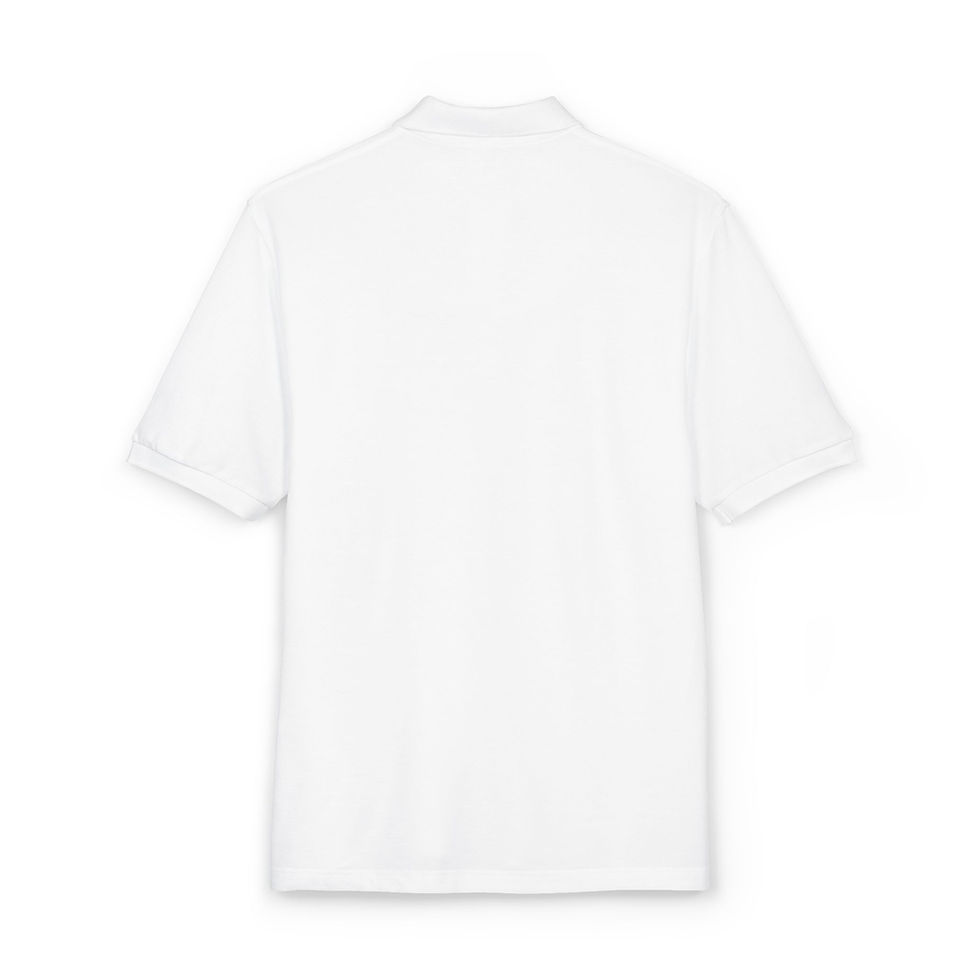Thumbnail: Embroidered 'Family' Polo Shirt — Classic Beige Polo
