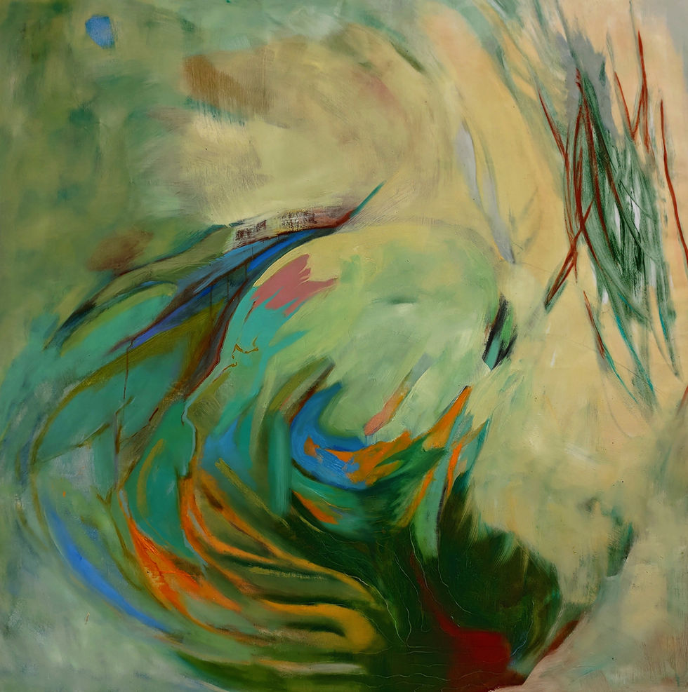 100x100 cm, oil on canvas
