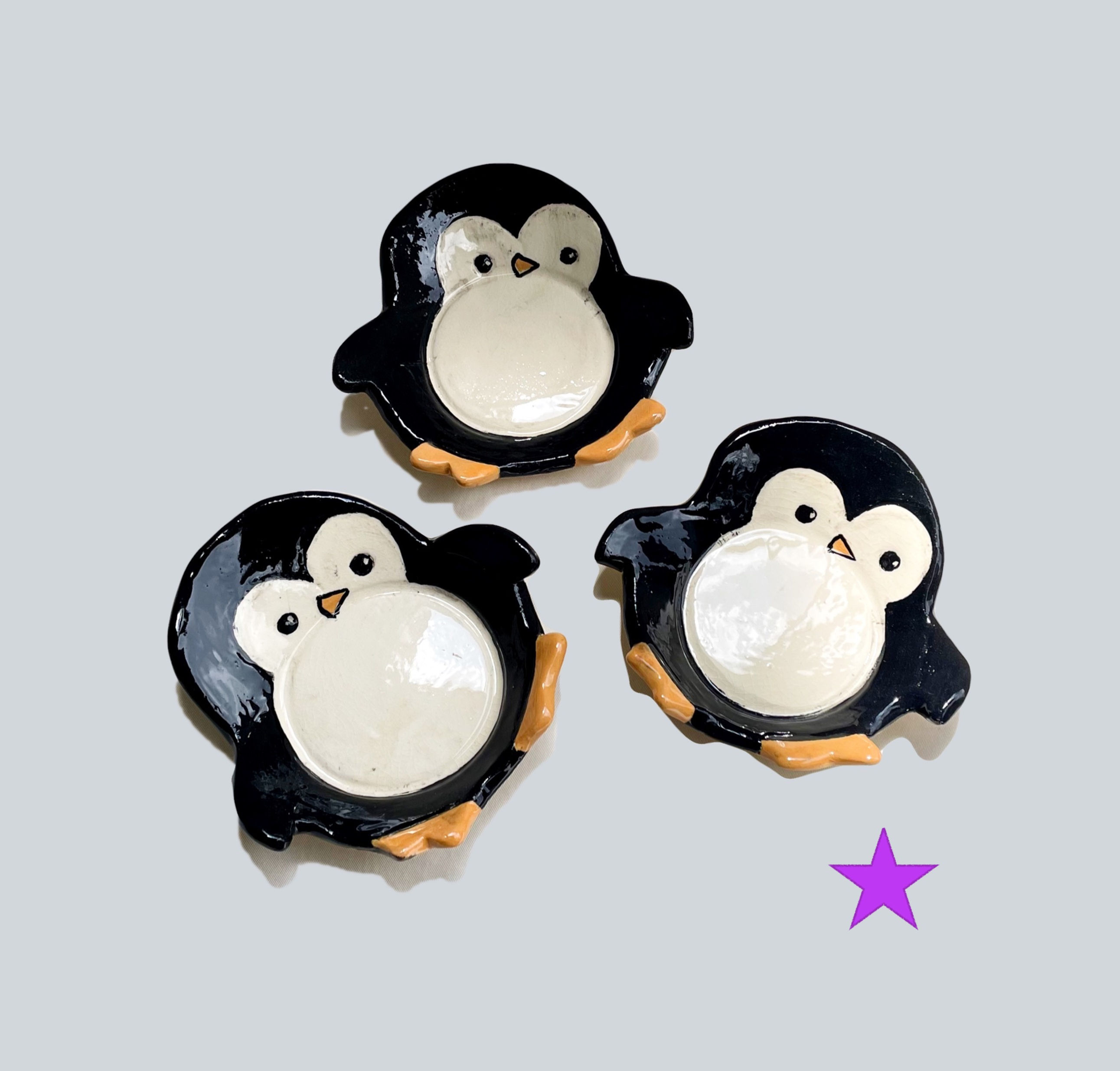 Ceramic Penguins (Set of 3)