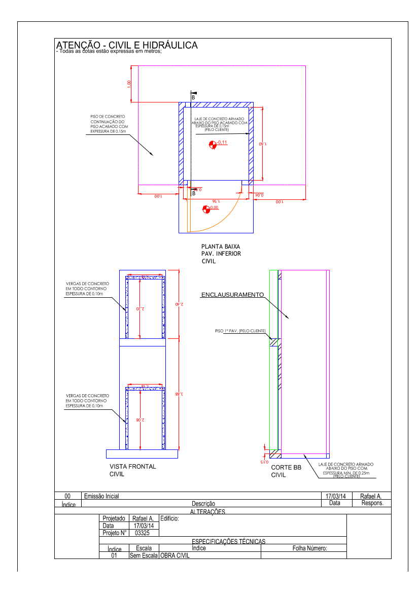 Plataforma Elevatória 2 Paradas