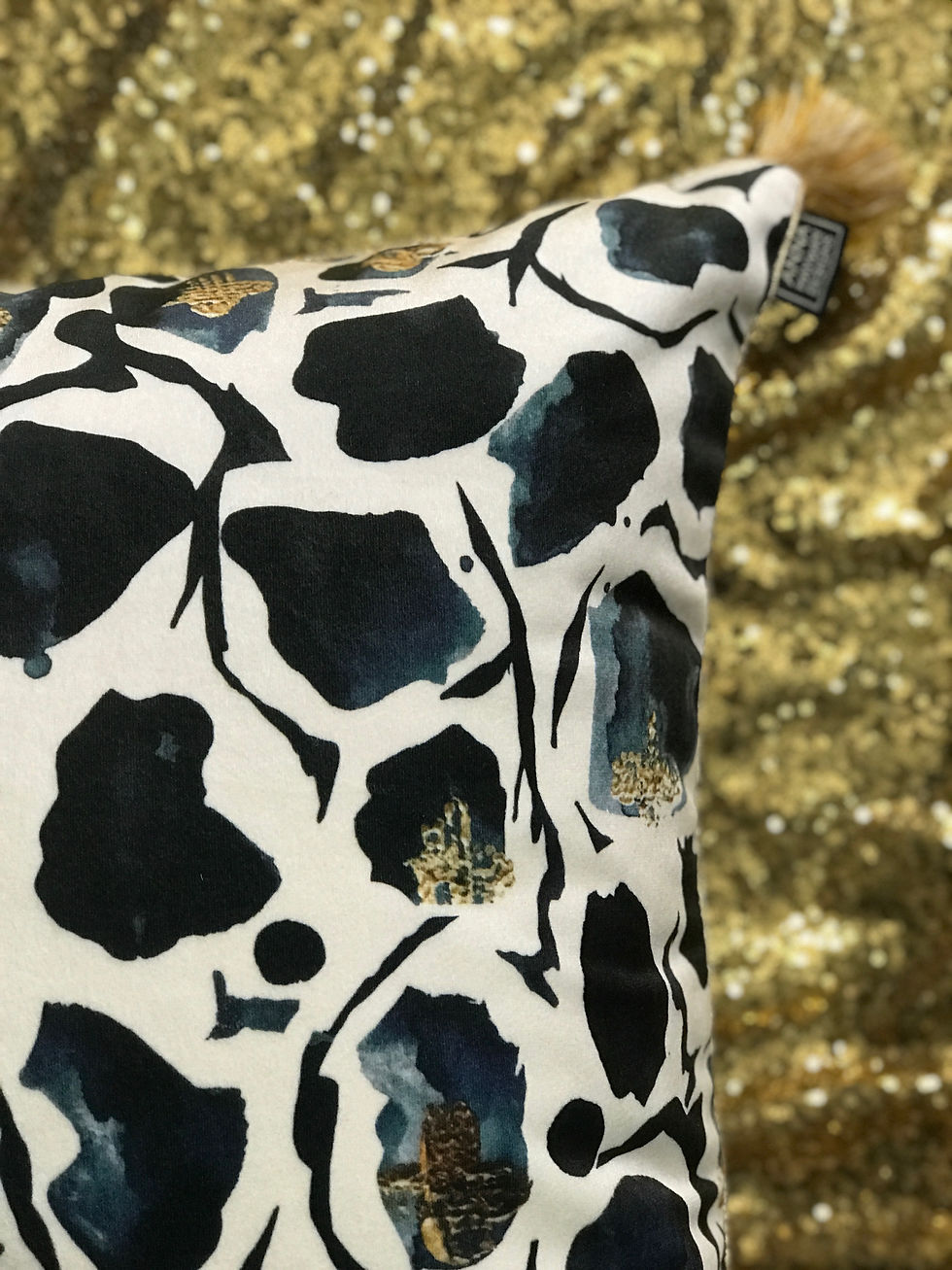 Thumbnail: GIRAFFE Mono Velvet Fabric 