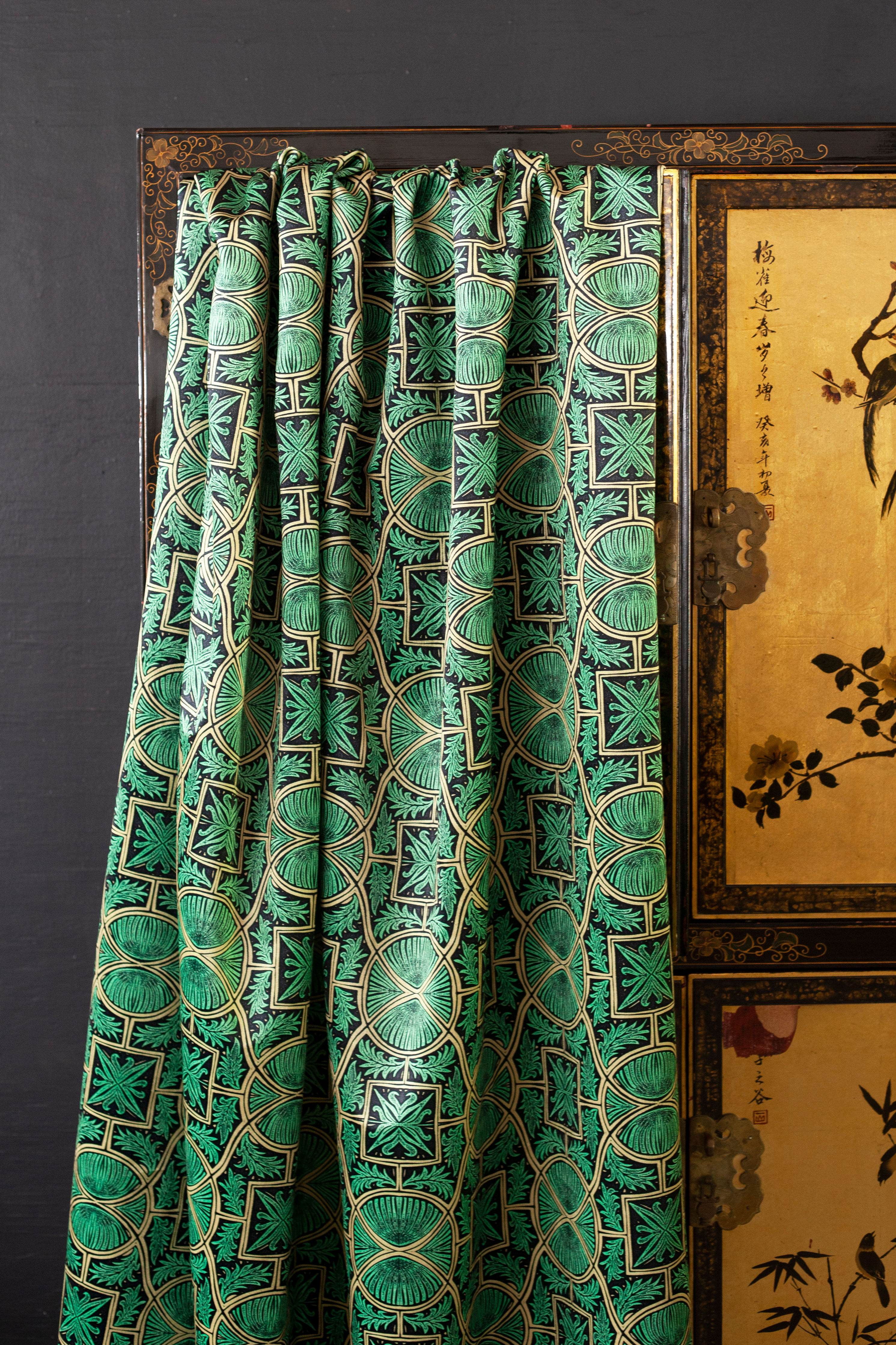 SGT. PEPPER Arsenic Velvet Fabric