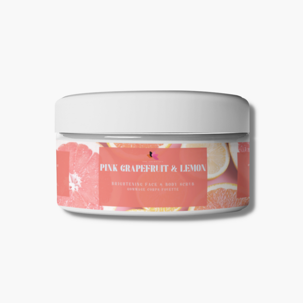 PINK GRAPEFRUIT & LEMON SALT SCRUB