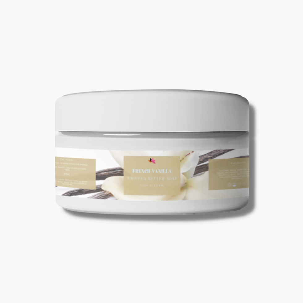 FRENCH VANILLA WHIPPED BUTTER SOAP