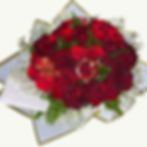 Luxury red rose bouquet, Rose And Silk Florist