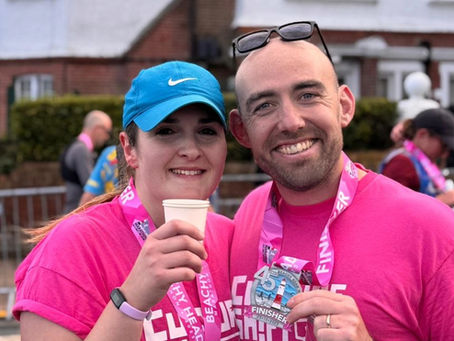 Congratulations Jack for finishing the Beachy Head Marathon!