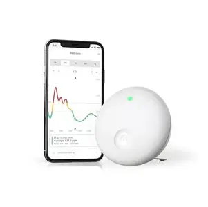 White wave enhance air monitor with wireless control.
