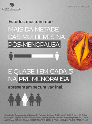 Mulheres na pós-menopausa e a secura vaginal!