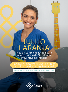 Julho Laranja: por que cuidar da ortodontia desde a infância?