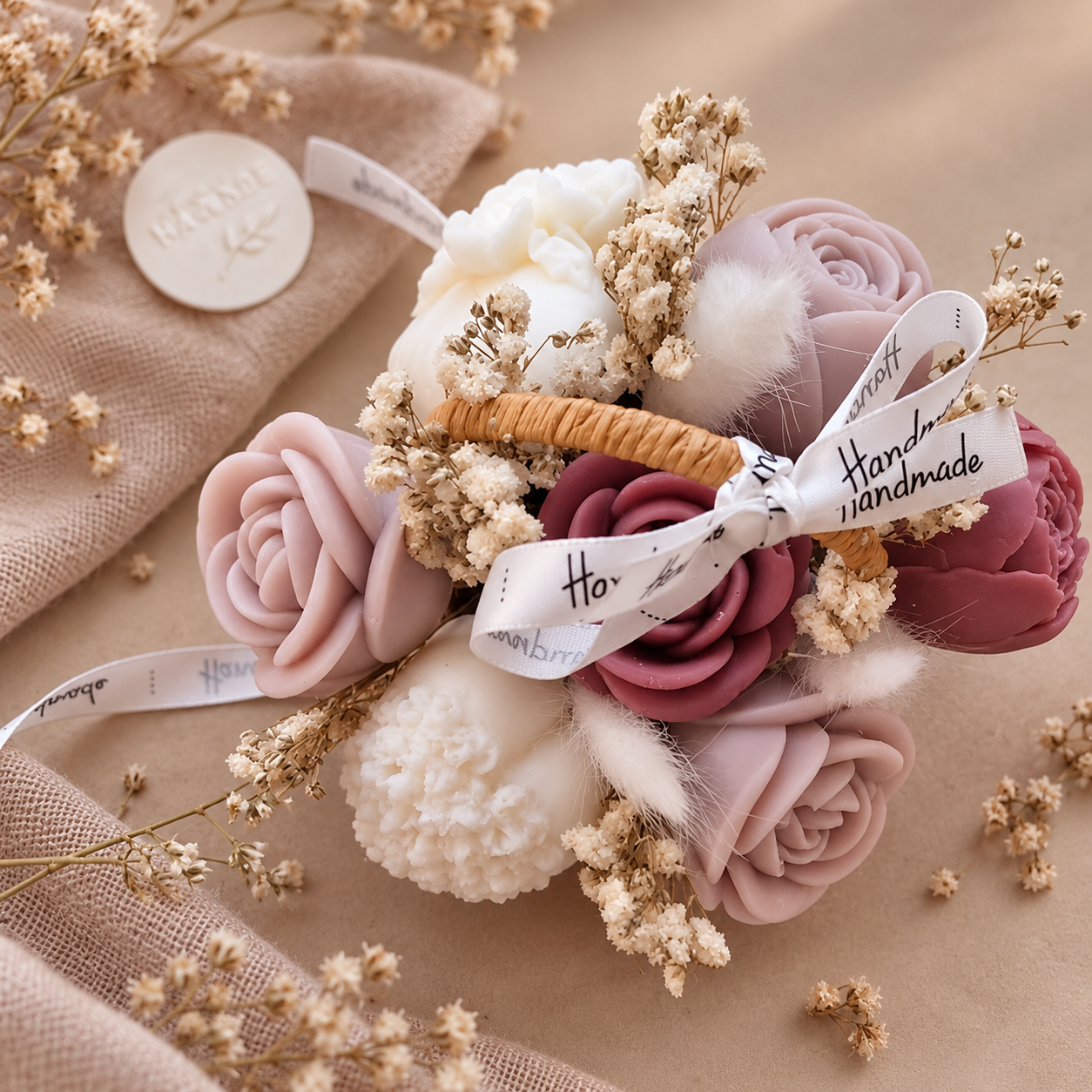 Flower Basket Brown Waxmelts