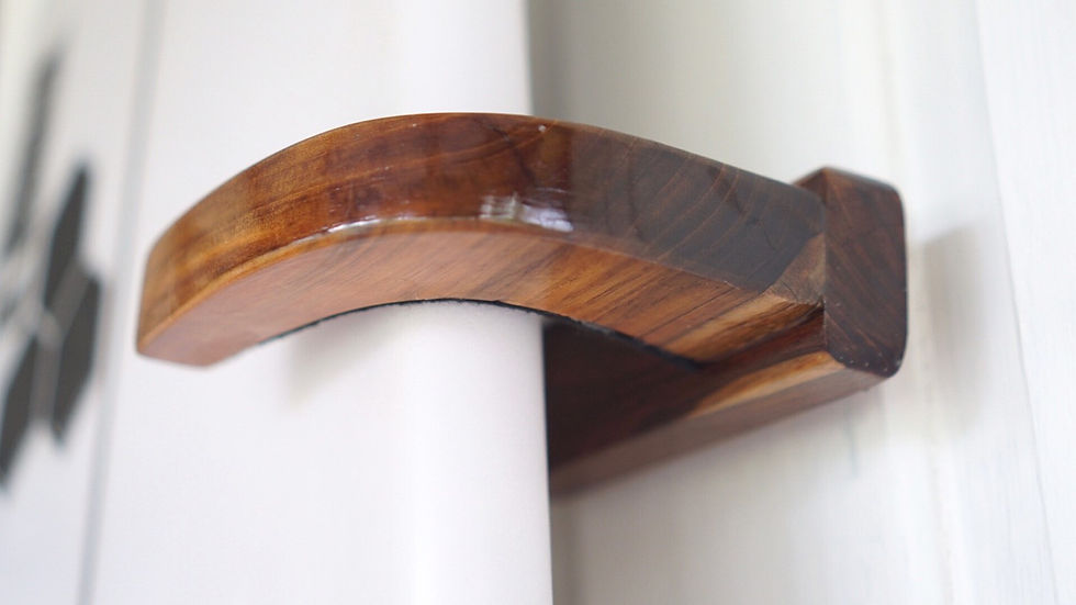 Thumbnail: Wooden Vertical Surfboard Rack by SWELL HOUSE HAND CRAFT