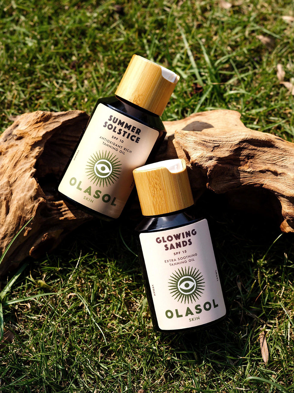 Thumbnail: Bundle 2 bottles  OLASOL Tanning Oil (1 Glowing Sands + 1 Summer Solstice)