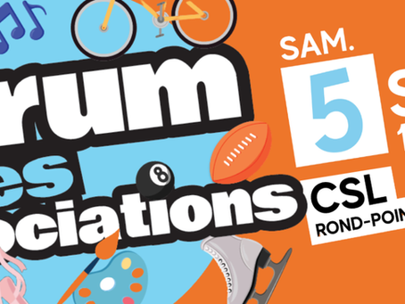 Forum des associations de Franconville : 5 septembre de 10h00 à 18h00.