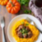 Moroccan Spiced Lamb Backstrap with Pumpkin Mash