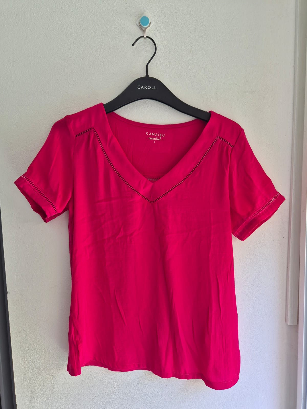 Tee Shirt Rose Fushia CAMAIEU