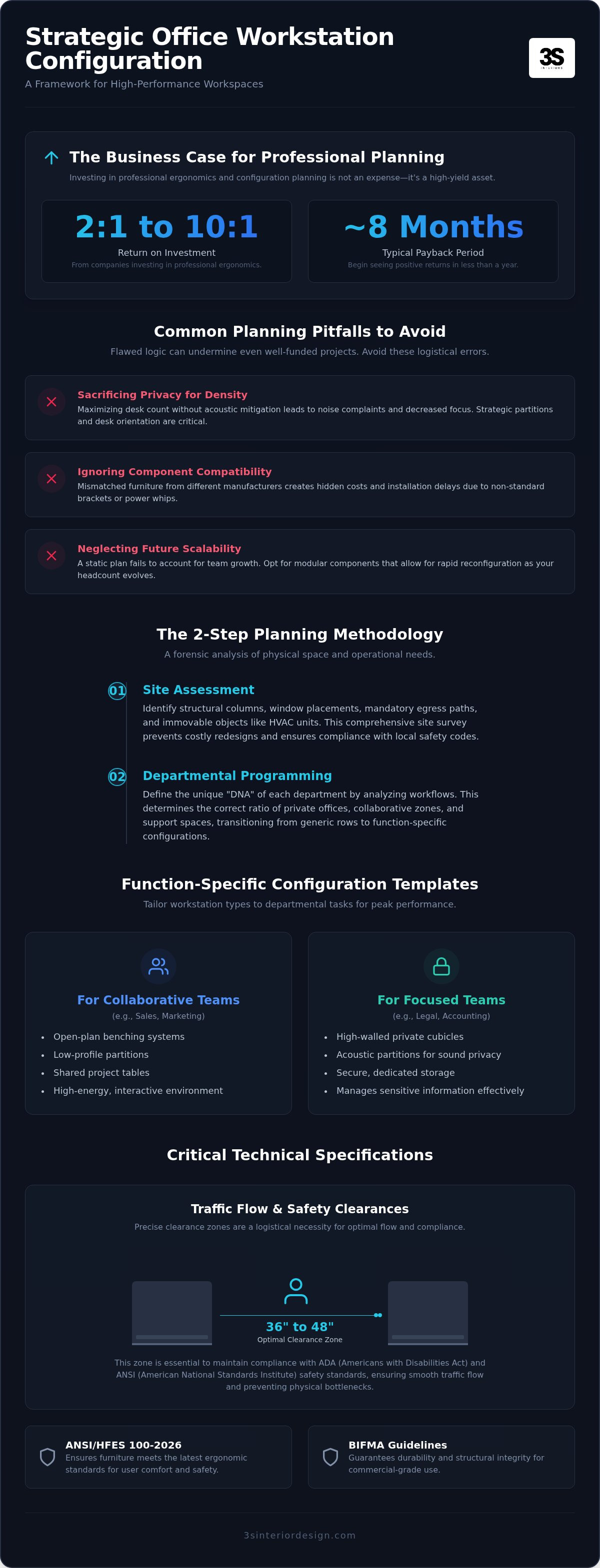 Office workstation configuration planning
