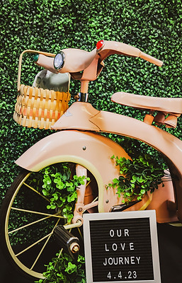 retro pink tricycle