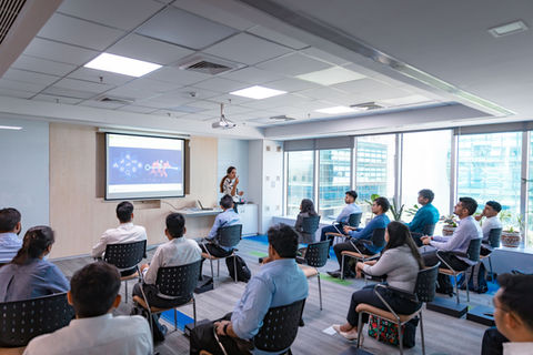 Corporate event photography at a Seminar in Jasola Delhi