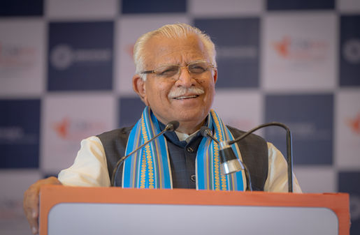 Photography for government event with Haryana Government, Manohar Lal Khattar