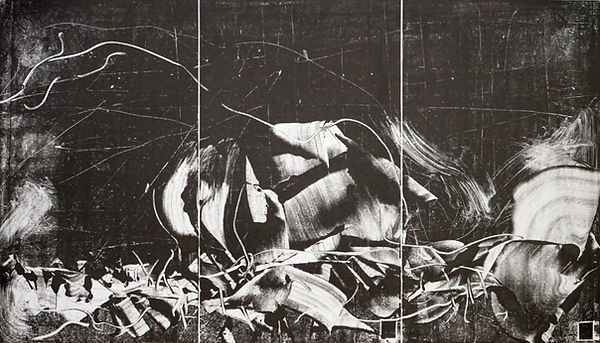 Caddarik Michielsen | Artiste plasticien | Visual Artist | Monotype encre sur papier | Ink monotype on paper
