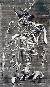 Caddarik Michielsen | Artiste plasticien | Visual Artist | Monotype encre sur papier | Ink monotype on paper