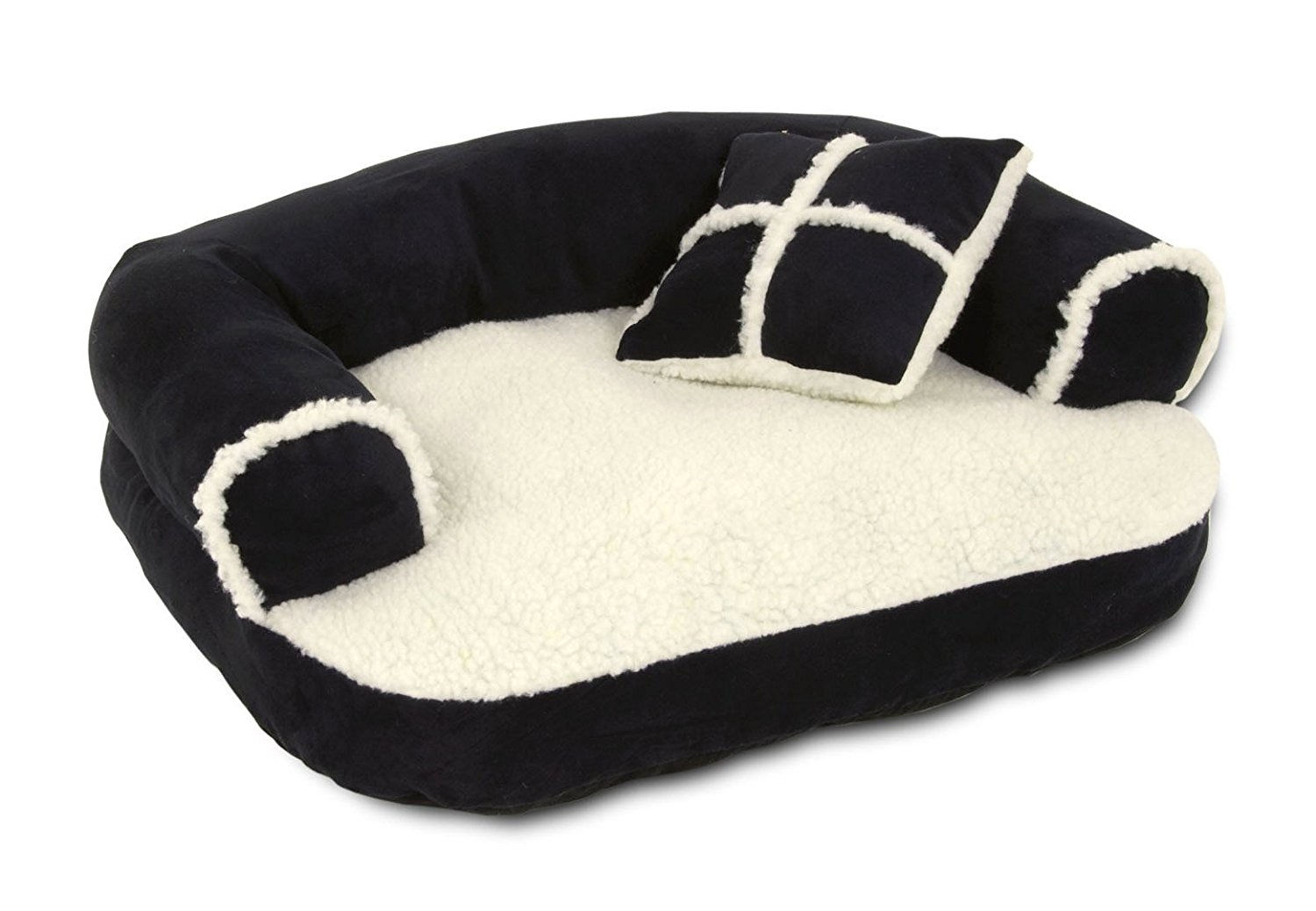 Cama para mascotas con cojín (Colores pueden variar)