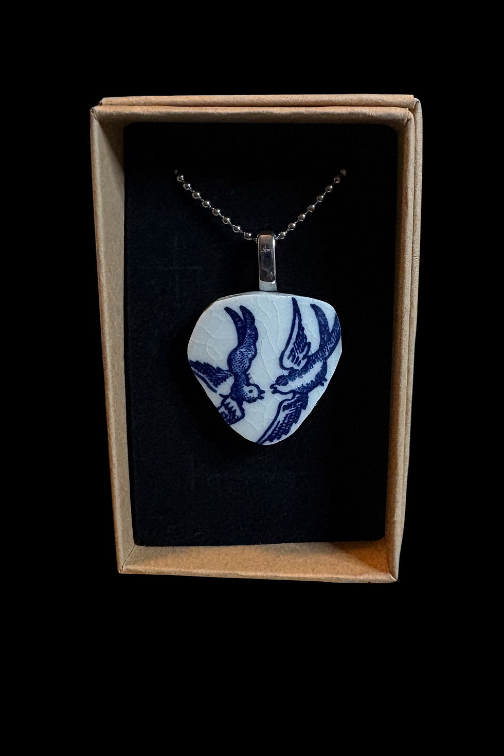 Thumbnail: Blue Willow Broken China Necklace