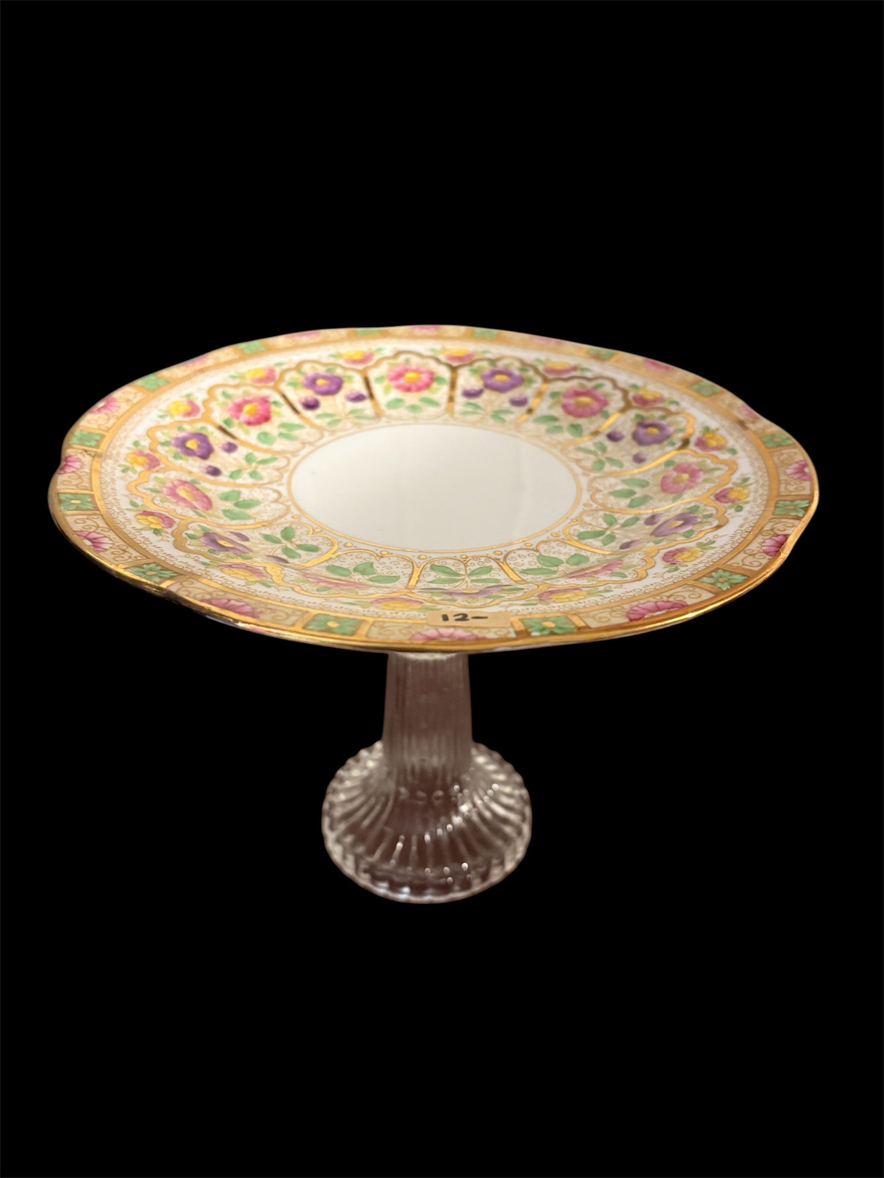 Royal Albert Crown China “Court” Pedestal Tray