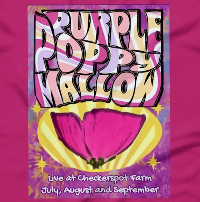 Thumbnail: Purple Poppy Mallow Concert-T