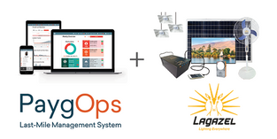 Lagazel Sobox solar-home-systems are now available with PAYGO features through PaygOps