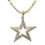 Thumbnail: Pave Diamond Enamel Star Necklace