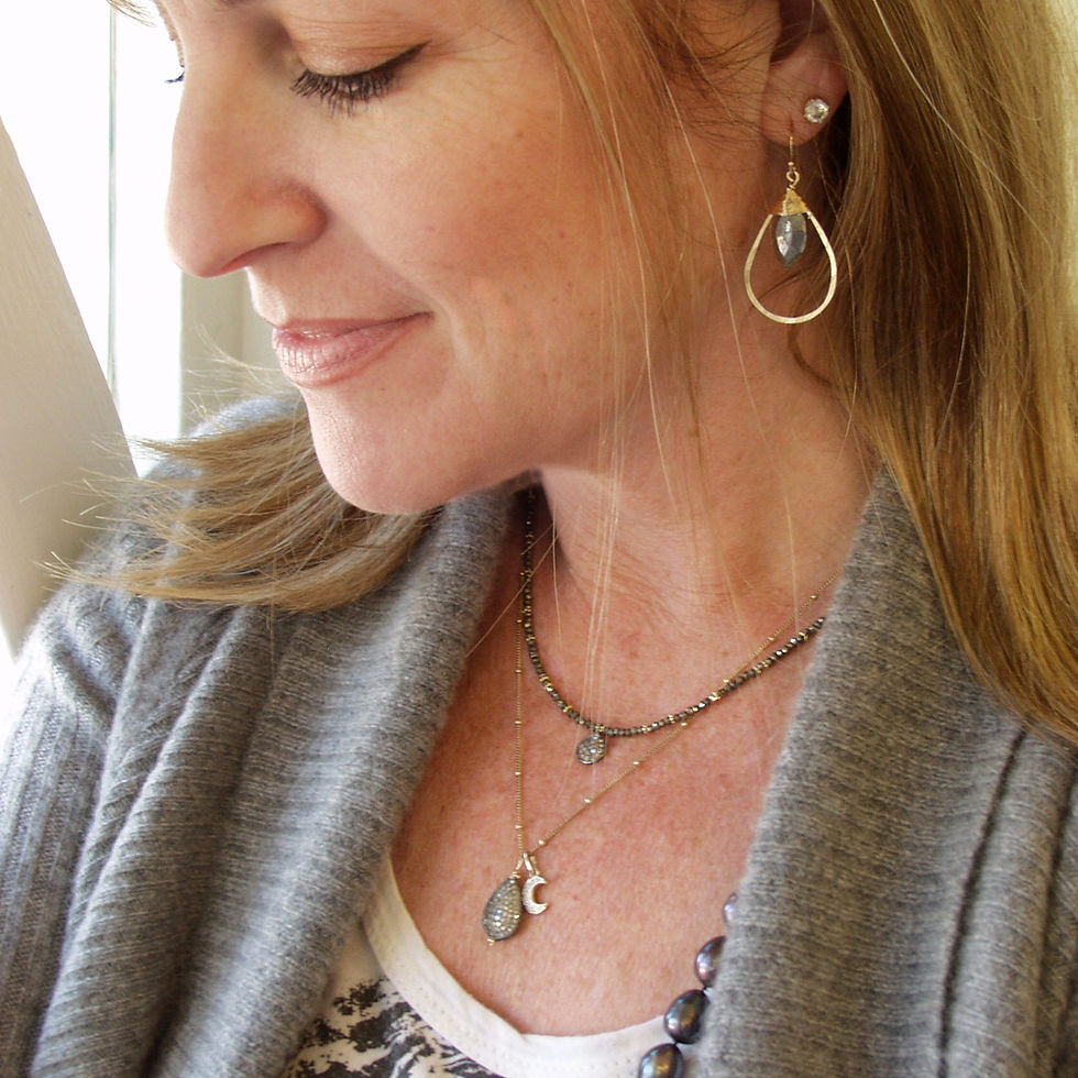 Thumbnail: Pave Diamond Pendant Choker