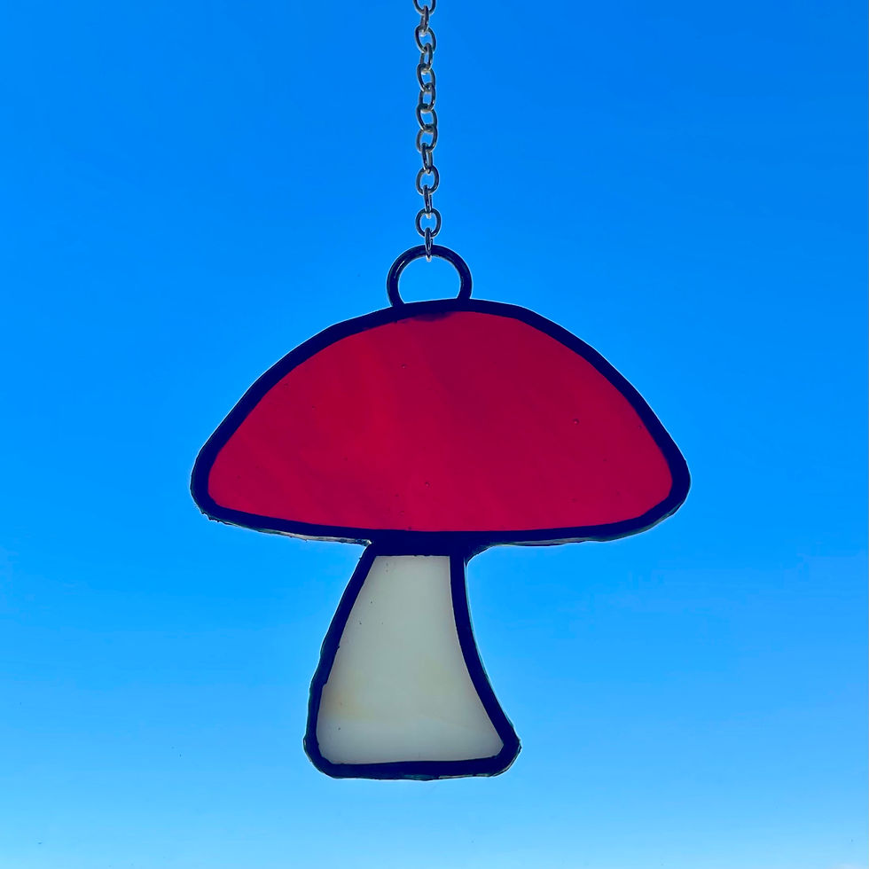 Thumbnail: Red/White Mushroom Hanging