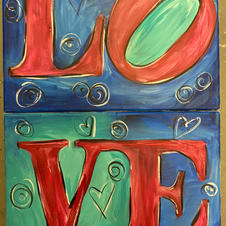 LOVE Date Night Canvases