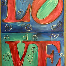 LOVE Date Night Canvases