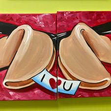 Fortune Cookie Date Night Canvases