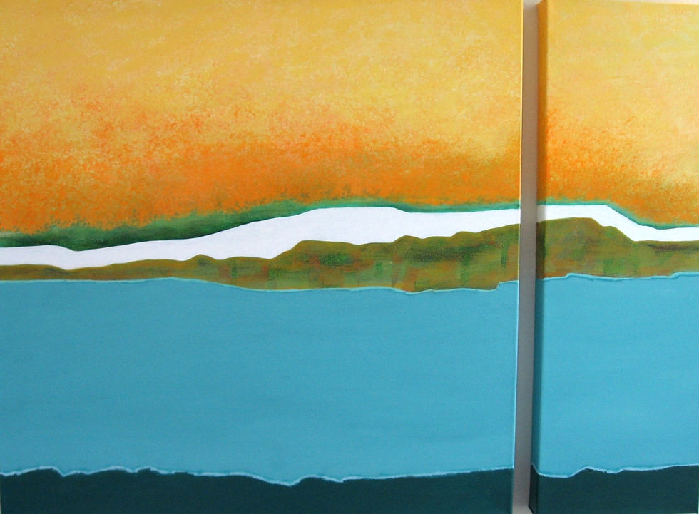 Terra Incognita #2 (Land Unknown) Diptych