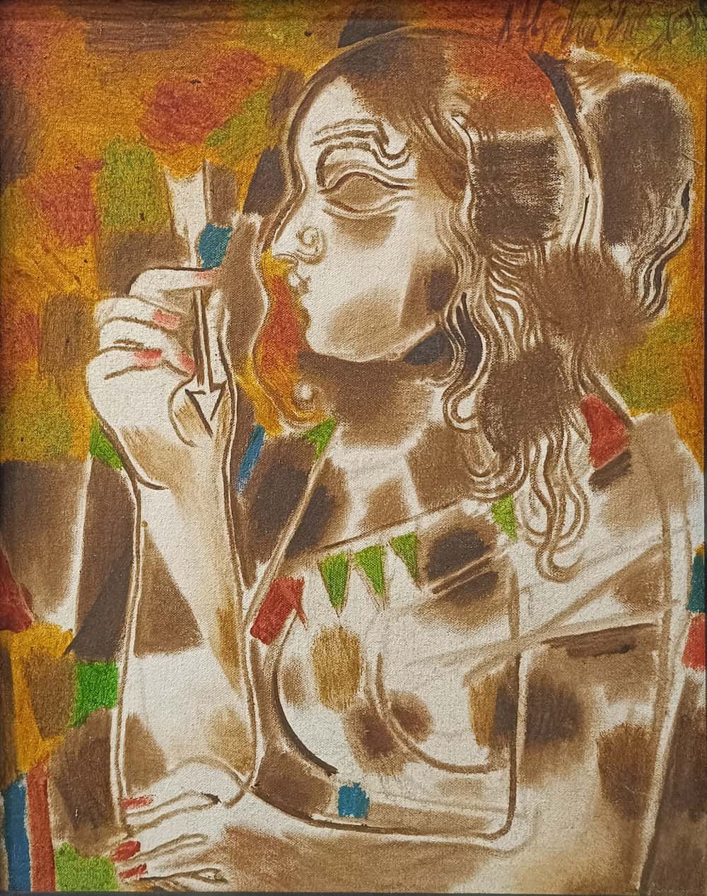 LADY WITH FLOWER