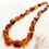 Thumbnail: Natural Baltic Amber Necklace - Deep Cognac, Unique Shapes, One-of-a-kind