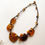 Thumbnail: Natural Baltic amber 5 stones multicolor necklace